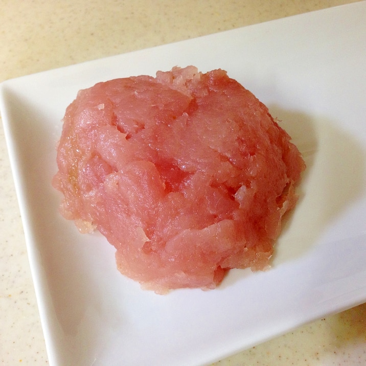 まぐろ すき身の作り方 レシピ 作り方 By 輝武 楽天レシピ